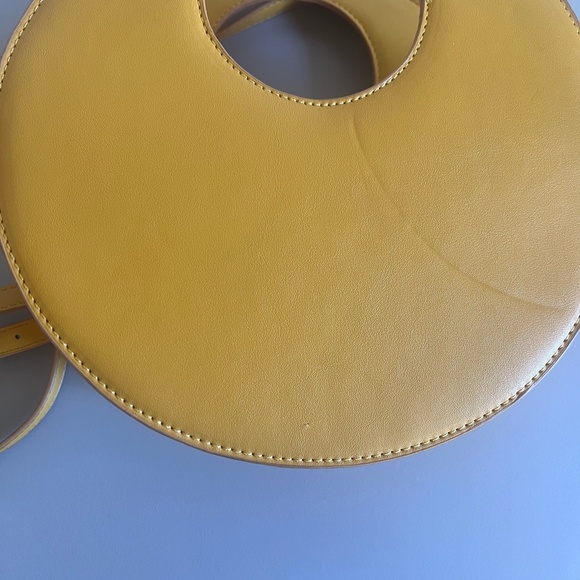 JustFab Mustard Circle Crossbody Bag - Picture 9 of 11